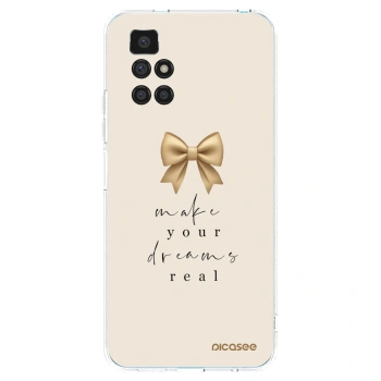 Picasee silikonska prozirna maskica za Xiaomi Redmi 10 - Golden Dream