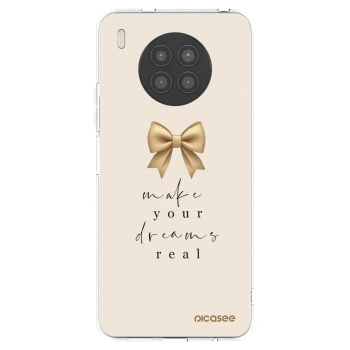 Picasee silikonska prozirna maskica za Huawei Nova 8i - Golden Dream