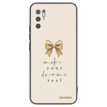 Picasee crna silikonska maskica za Xiaomi Poco M3 Pro 5G - Golden Dream