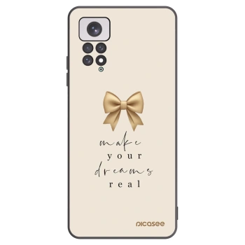 Picasee crna silikonska maskica za Xiaomi Redmi Note 11 - Golden Dream
