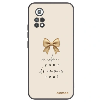 Picasee crna silikonska maskica za Xiaomi Poco X4 Pro 5G - Golden Dream