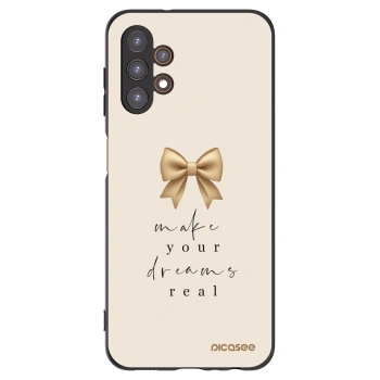 Picasee crna silikonska maskica za Samsung Galaxy A13 4G A135 - Golden Dream