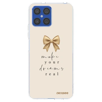 Picasee silikonska prozirna maskica za Honor X8 4G - Golden Dream
