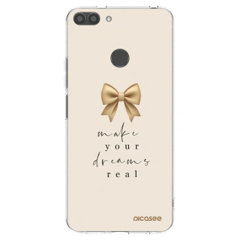 Picasee silikonska prozirna maskica za Huawei P Smart - Golden Dream