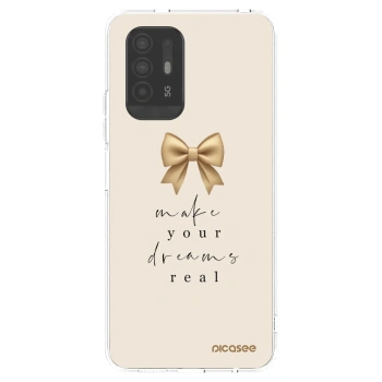 Picasee silikonska prozirna maskica za OPPO A94 5G - Golden Dream