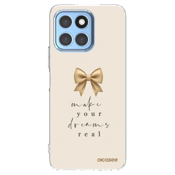 Picasee silikonska prozirna maskica za Honor X8 5G - Golden Dream