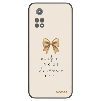 Picasee crna silikonska maskica za Xiaomi Redmi Note 11S 5G - Golden Dream