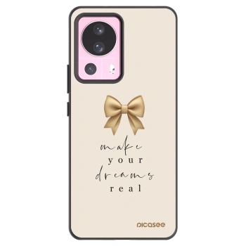 Picasee crna silikonska maskica za Xiaomi 13 Lite - Golden Dream