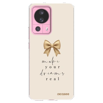 Picasee silikonska prozirna maskica za Xiaomi 13 Lite - Golden Dream
