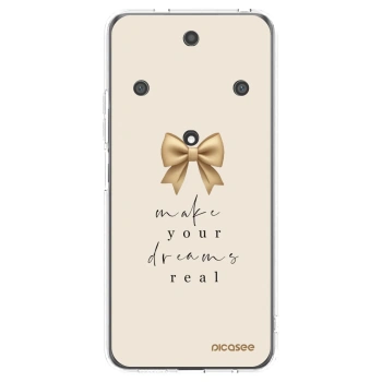 Picasee silikonska prozirna maskica za Honor Magic5 Lite 5G - Golden Dream