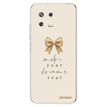 Picasee silikonska prozirna maskica za Xiaomi 13 Pro - Golden Dream