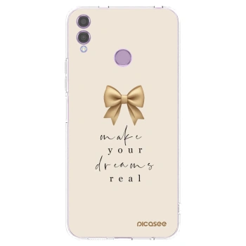 Picasee silikonska prozirna maskica za Honor 8X - Golden Dream