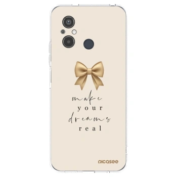 Picasee silikonska prozirna maskica za Xiaomi Redmi 12C - Golden Dream