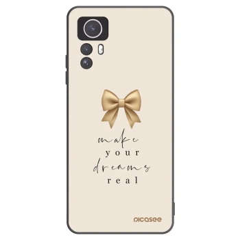 Picasee crna silikonska maskica za Xiaomi Redmi Note 12S - Golden Dream