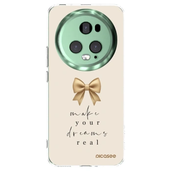 Picasee silikonska prozirna maskica za Honor Magic5 Pro - Golden Dream