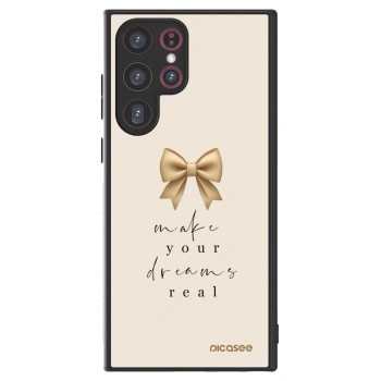 Picasee ULTIMATE CASE PowerShare za Samsung Galaxy S22 Ultra 5G - Golden Dream