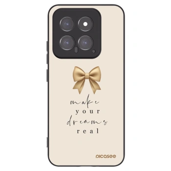 Picasee crna silikonska maskica za Xiaomi 14 - Golden Dream