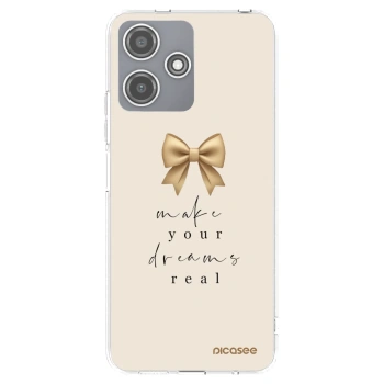 Picasee silikonska prozirna maskica za Xiaomi Redmi 12 5G - Golden Dream