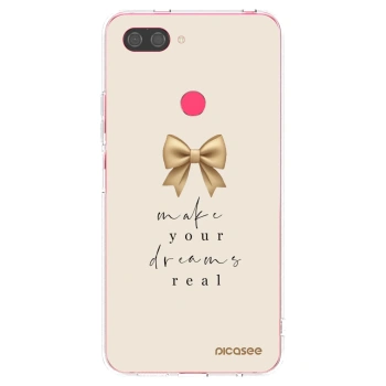 Picasee silikonska prozirna maskica za Xiaomi Mi 8 Lite - Golden Dream