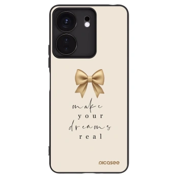 Picasee crna silikonska maskica za Xiaomi Redmi 13C 4G - Golden Dream