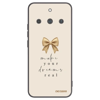 Picasee crna silikonska maskica za Realme 11 Pro+ - Golden Dream