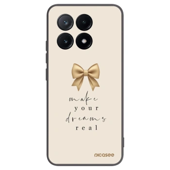 Picasee crna silikonska maskica za Xiaomi Poco X6 Pro - Golden Dream