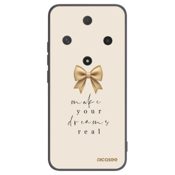 Picasee crna silikonska maskica za Honor Magic6 Lite 5G - Golden Dream