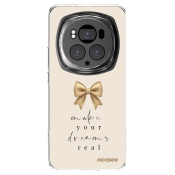 Picasee silikonska prozirna maskica za Honor Magic6 Pro - Golden Dream