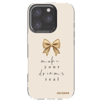 Picasee silikonska prozirna maskica za Apple iPhone 16 Pro - Golden Dream