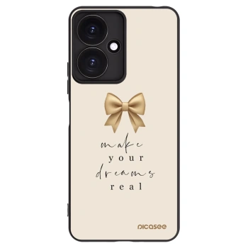 Picasee crna silikonska maskica za Xiaomi Redmi 13C 5G - Golden Dream
