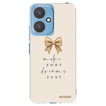 Picasee silikonska prozirna maskica za Xiaomi Redmi 13C 5G - Golden Dream