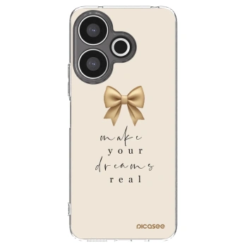 Picasee silikonska prozirna maskica za Xiaomi Redmi 13 4G - Golden Dream