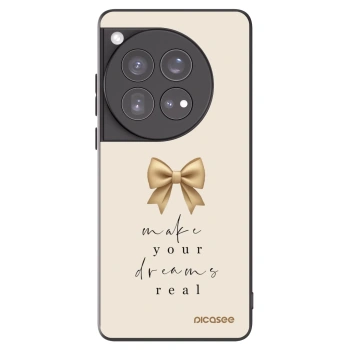 Picasee crna silikonska maskica za OnePlus 12 5G - Golden Dream