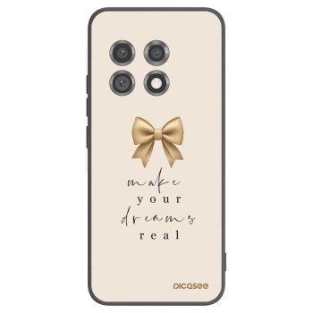 Picasee crna silikonska maskica za OnePlus 11 5G - Golden Dream