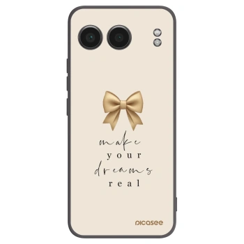 Picasee crna silikonska maskica za OnePlus Nord 4 - Golden Dream