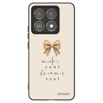 Picasee crna silikonska maskica za Xiaomi 14T - Golden Dream