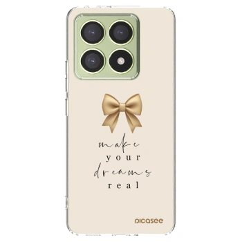 Picasee silikonska prozirna maskica za Xiaomi 14T - Golden Dream