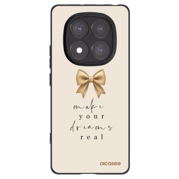 Picasee crna silikonska maskica za Xiaomi Redmi Note 14 Pro 5G - Golden Dream