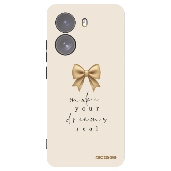 Picasee crna silikonska maskica za Xiaomi Poco X7 - Golden Dream