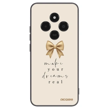 Picasee crna silikonska maskica za Xiaomi Poco C75 - Golden Dream
