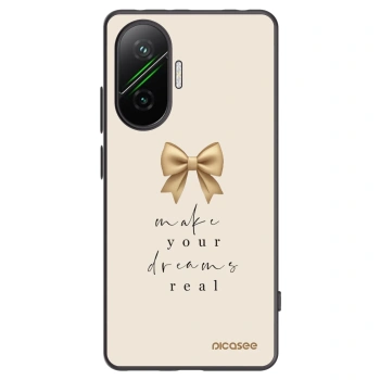 Picasee crna silikonska maskica za Xiaomi Poco F7 Pro 5G - Golden Dream
