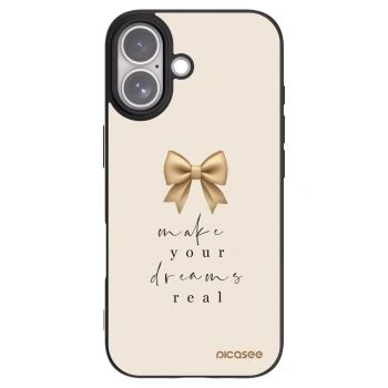 Picasee crna silikonska maskica za Apple iPhone 17 - Golden Dream