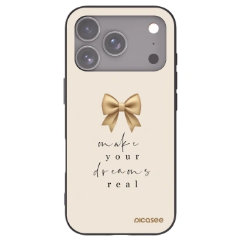Picasee crna silikonska maskica za Apple iPhone 17 Pro - Golden Dream