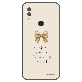 Picasee crna silikonska maskica za Xiaomi Redmi 7 - Golden Dream