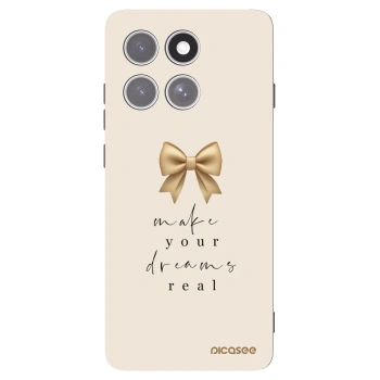 Picasee crna silikonska maskica za Motorola Edge 60 Pro - Golden Dream