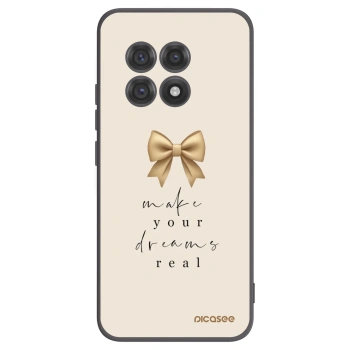 Picasee crna silikonska maskica za OnePlus 13R 5G - Golden Dream