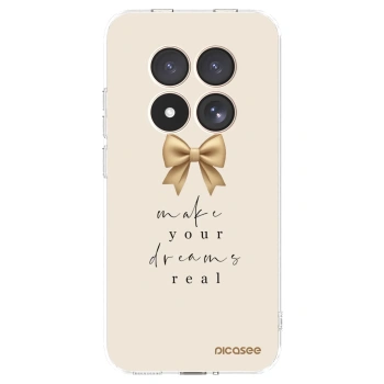 Picasee silikonska prozirna maskica za Xiaomi Redmi Note 15 Pro 4G - Golden Dream