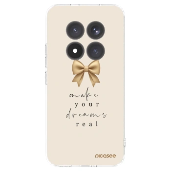Picasee silikonska prozirna maskica za Xiaomi Redmi Note 15 Pro+ - Golden Dream