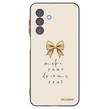 Picasee crna silikonska maskica za Samsung Galaxy A17 5G - Golden Dream