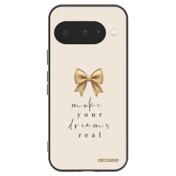 Picasee crna silikonska maskica za Google Pixel 10 - Golden Dream